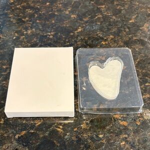 Brand New Quartz Heart-Shaped Gua Sha Facial Tool